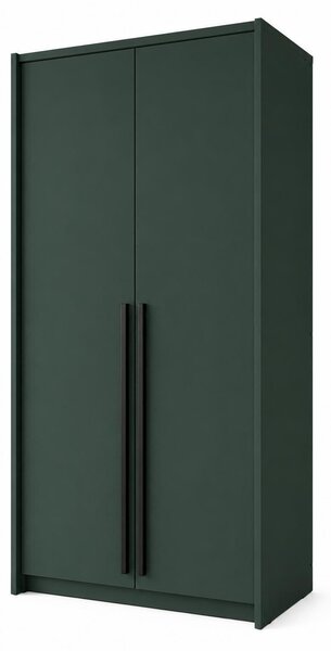 Skriňa, farba: zelená, rozmery: 105 x 217,2 x 65 cm