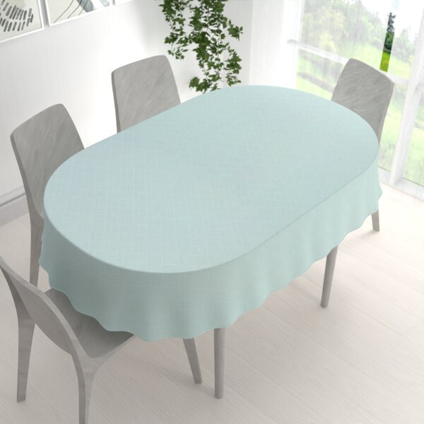 Biante Teflónový oválny obrus Milano TF-050 - svetlo mentolový 50x100 cm