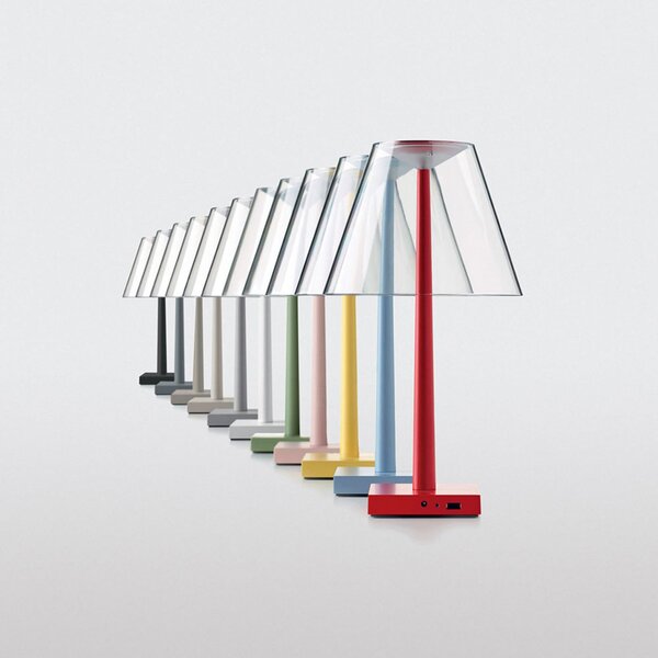 Stolové Lampa Rotaliana, Dina+, stmievateľné, Žltá, Obývacia izba, Kov, Dizajnový