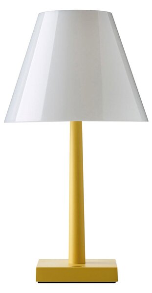 Stolové Lampa Rotaliana, Dina+, stmievateľné, Žltá, Obývacia izba, Kov, Dizajnový