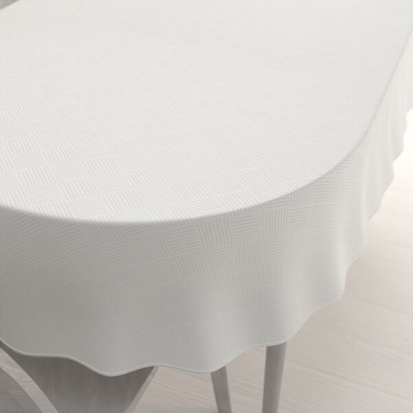 Biante Teflónový oválny obrus Milano TF-049 - smotanový 50x100 cm
