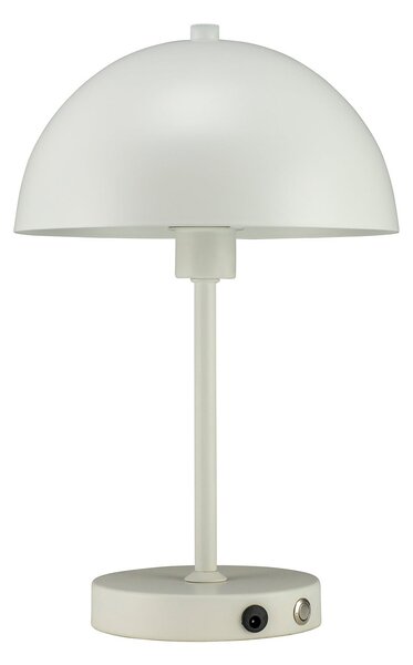 Stolové Lampa Dyberg Larsen, Stockholm, stmievateľné, Biela, Obývacia izba, Kov, Škandinávsky