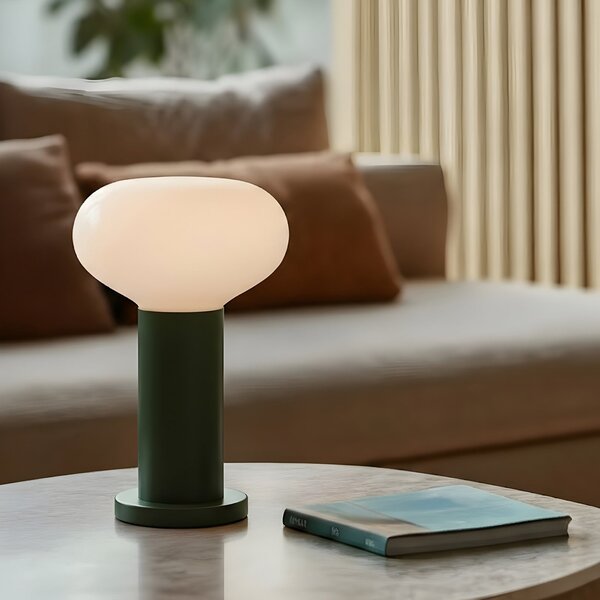 Stolové Lampa ALDEX, Flo, Zelená, Obývacia izba, Kov, Dizajnový
