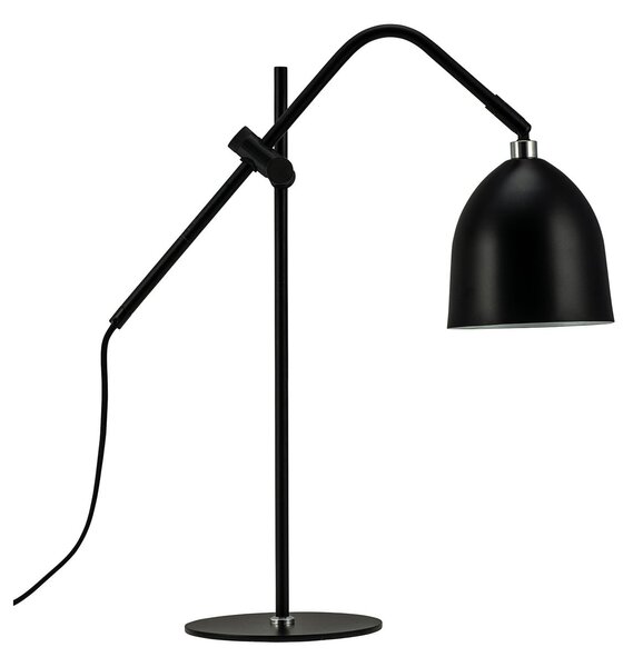 Stolové Lampa Dyberg Larsen, Easton, Čierna, Obývacia izba, Kov, Škandinávsky