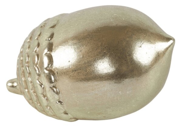 Dekoratívna soška GOLDEN ACORN 18 cm, zlatá