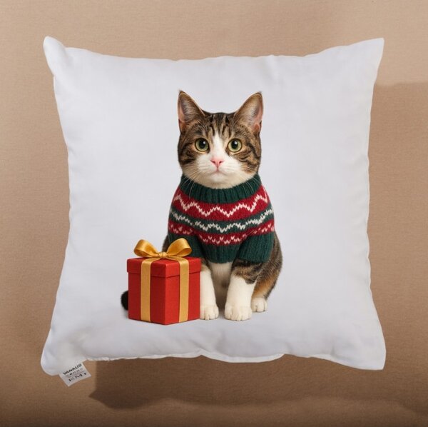 Vianočný vankúš Meow 40x40 cm EMI