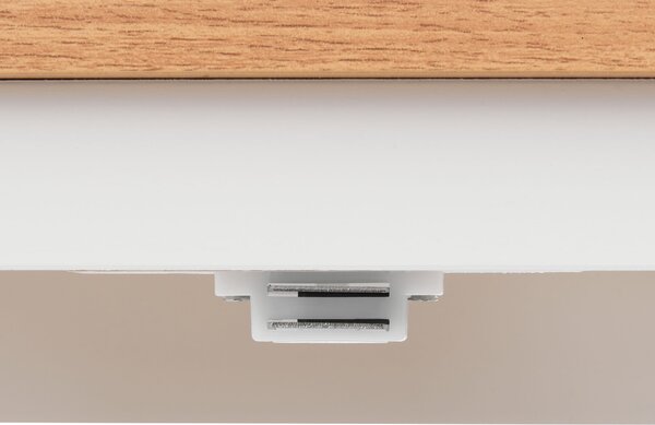 Skrinka pod umývadlo biela MDF 60 x 75 cm s policami perforované dvierka úložný priestor moderný štýl kúpeľňa