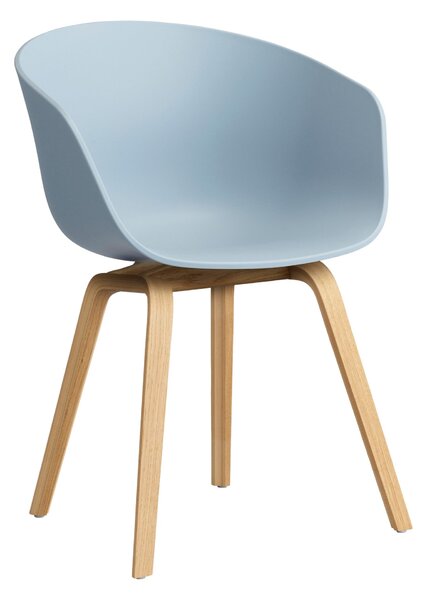Jedálenská stolička AAC 22, Oak / Slate blue – HAY