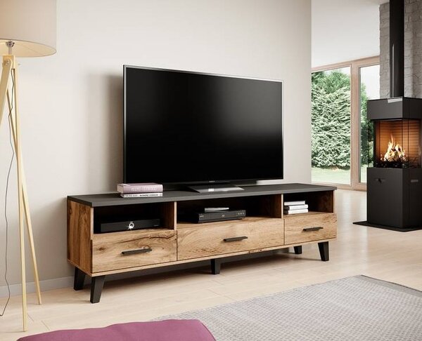 ELIS dub wotan/čierna 3S3K 180, TV stolík