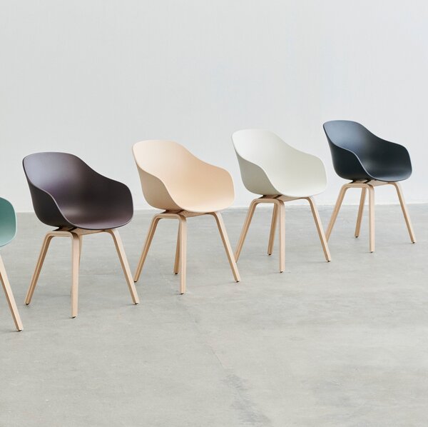 Jedálenská stolička AAC 222, Oak / White – HAY