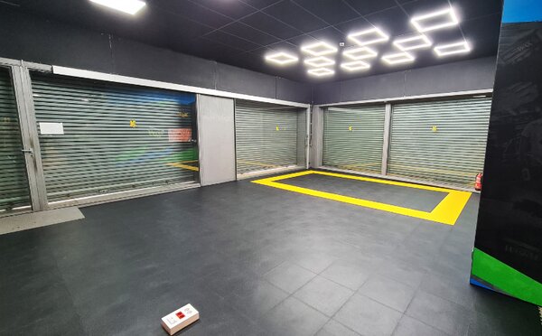 Dlaždica Fortelock Invisible ECO Classic, 468 x 468 mm, grafit/hadia koža