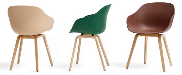 Jedálenská stolička AAC 222, Oak / White – HAY