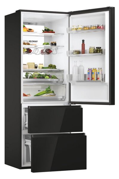 HAIER HTW7720DNGB - Kombinovaná chladnička