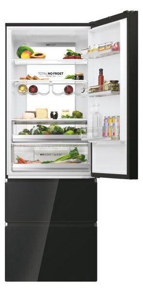 HAIER HTW7720DNGB - Kombinovaná chladnička