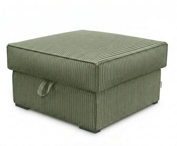 Taburet SMART COSARO s úložným priestorom 65x65 cm, mentolový