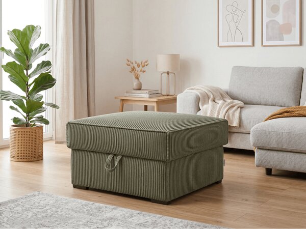 Taburet SMART COSARO s úložným priestorom 65x65 cm, mentolový