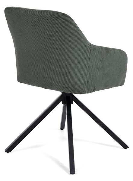 Set - 2 ks Jedálenská stolička AVENBERG LARO – otočná, zelená