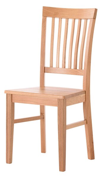 Dubová lakovaná stolička Raines