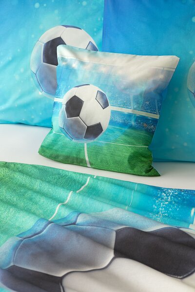Obliečky Fotbal Bavlna deluxe digitál 1x 140/200, 1x 70/90