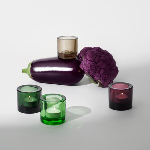 Iittala Svietnik Kivi, ružový calluna