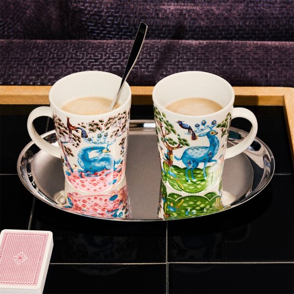 Iittala Hrnček Satumetsä 0,4l, ružovo-modrý