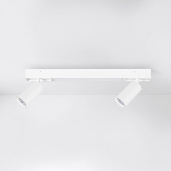 Brilagi - LED Bodové svietidlo SELE 2xGU10/30W/230V + LED/15W biela