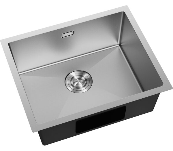 Mexen Trixo, 1-komorový nerezový drez 540 x 440 mm, brúsená oceľ, 6414541000-01