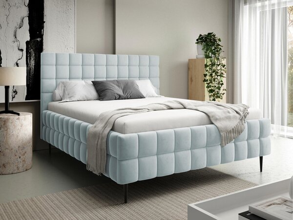 Mirjan24 Čalúnená posteľ s úložným priestorom Derkina Leg, Rozmer postele: 160x200, Dostupné poťahy: Fresh 01 5903211520266