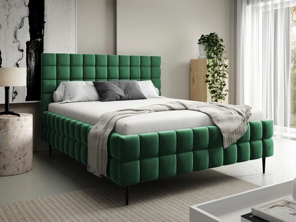 Mirjan24 Čalúnená posteľ s úložným priestorom Derkina Leg, Rozmer postele: 160x200, Dostupné poťahy: Fresh 01 5903211520266