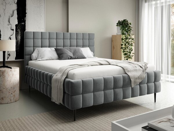 Mirjan24 Čalúnená posteľ s úložným priestorom Derkina Leg, Rozmer postele: 160x200, Dostupné poťahy: Fresh 01 5903211520266