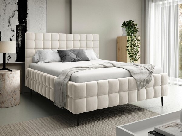 Mirjan24 Čalúnená posteľ s úložným priestorom Derkina Leg, Rozmer postele: 160x200, Dostupné poťahy: Fresh 01 5903211520266