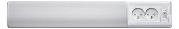 RABALUX 78040 Bath 2E svietidlo pod kuchynskú linku so zásuvkou š500mm LED 10W/900lm 4000K biela