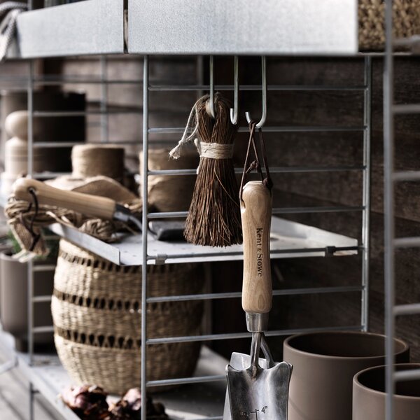 Nízka kovová polica Metal Shelf Low 58 x 30, Galvanized – String