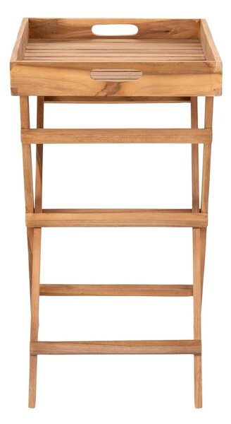 Záhradný servírovací stolík z teakového dreva 29x39 cm Ronda – House Nordic