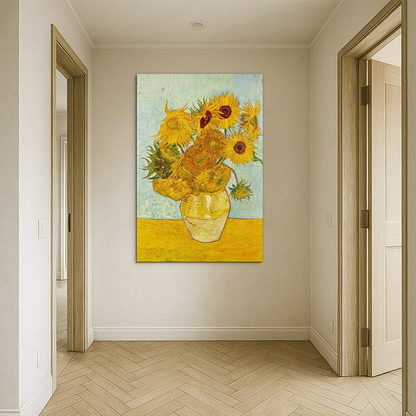 DUBLEZ | Reprodukcia - Vincent van Gogh - Slnečnice (1888) | UV potlač, Premium