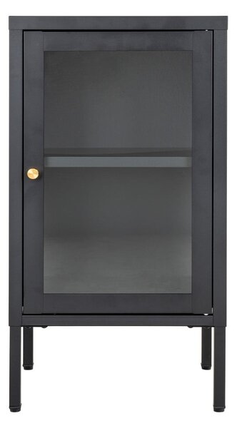 Čierna kovová vitrína 38x70 cm Dalby – House Nordic