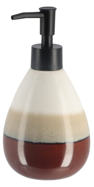 Dávkovač mydla Tricolor, kombinácia farieb/s čiernymi prvkami, 370 ml