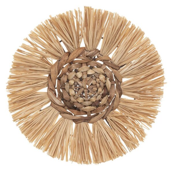 Dekorácia na stenu z rafie Raffia (fi) 36 cm + 30 cm + 25 cm sada 3ks