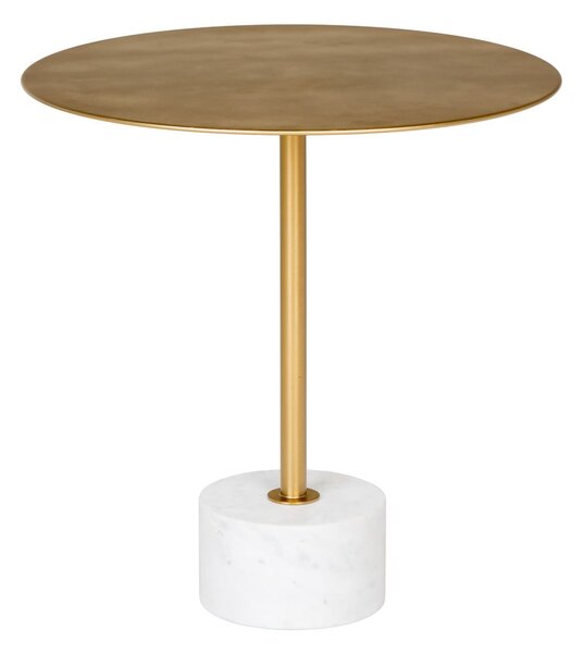 Kovový okrúhly odkladací stolík ø 51 cm Lecco – House Nordic