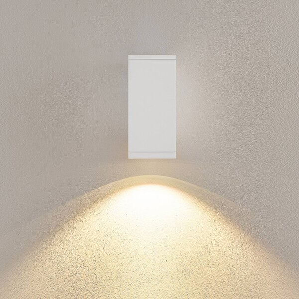 Deko-Light LED vonkajšie nástenné svietidlo ShoreLine Pro Square, biela, 830/840, Biela / opálová, Hliník, Moderný, Nástenné svietidlo