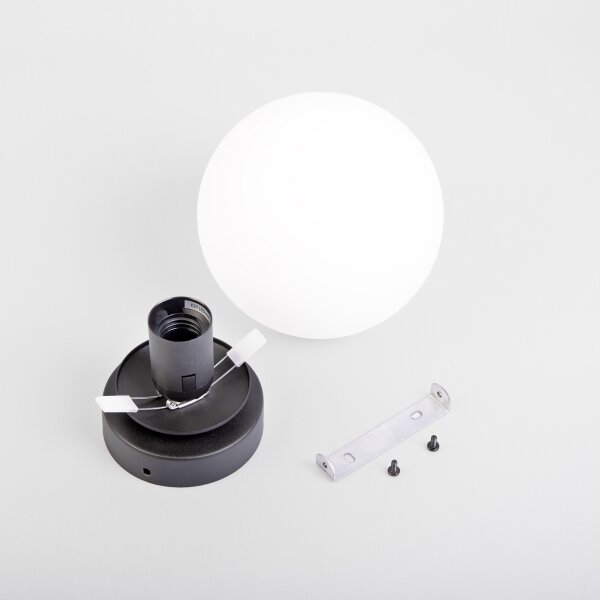 Stropné svietidlo MOONLIGHT 1xE27/15W/230V pr. 16 cm čierne