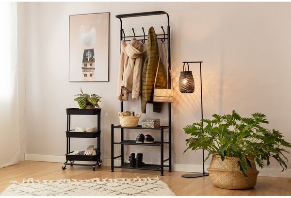 Svetlý úložný košík z morskej trávy Compactor, ⌀ 36 cm