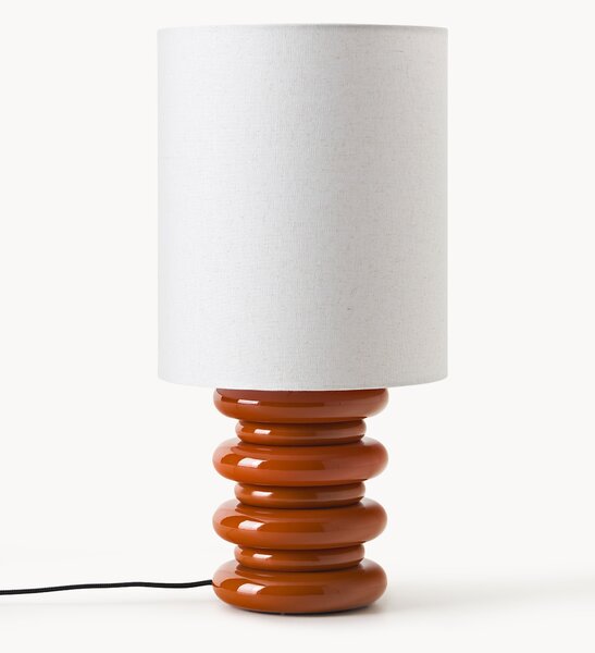 Stolová lampa's dreveným podstavcom Nicolas