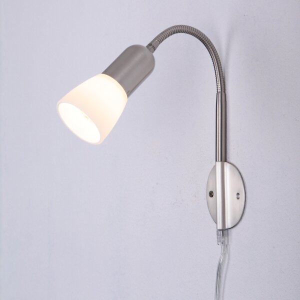 GLOBO 5453-1W - Flexibilná lampička 1xE14/40W/230V