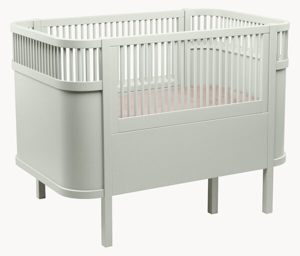 Rozkladacia detská postieľka z bukového dreva Baby & Jr., 70 x 110/150 cm