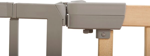 Zábrana na dvere, schody Woods 73-98,5 cm biela+drevo