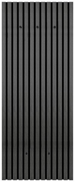 VEŠIAKOVÝ PANEL, sivá, čierna, 50/125/7 cm Xora - Vešiakové steny