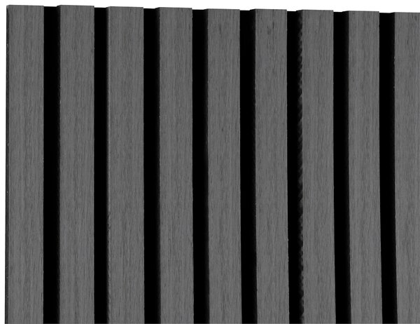 VEŠIAKOVÝ PANEL, sivá, čierna, 50/125/7 cm Xora - Vešiakové steny