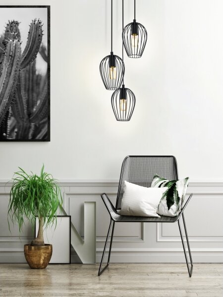 Eglo 49479 - Luster NEWTOWN 3xE27/60W/230V