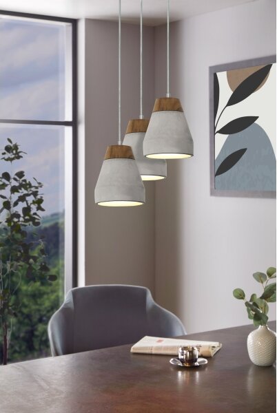 Eglo 95526 - Luster TAREGA 3xE27/60W/230V